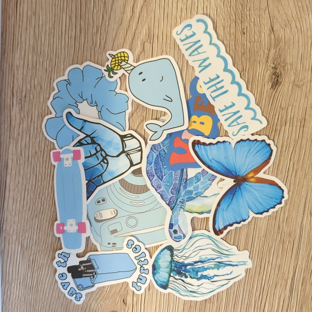 Assorted VSCO Girl Inspired Stickers 20 Count